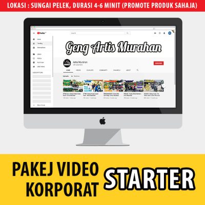 PAKEJ VIDEO KORPORAT STARTER