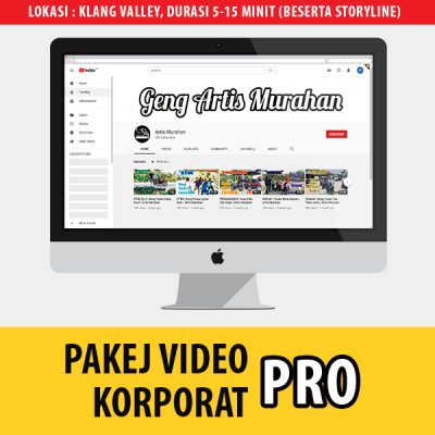 PAKEJ VIDEO KORPORAT PRO